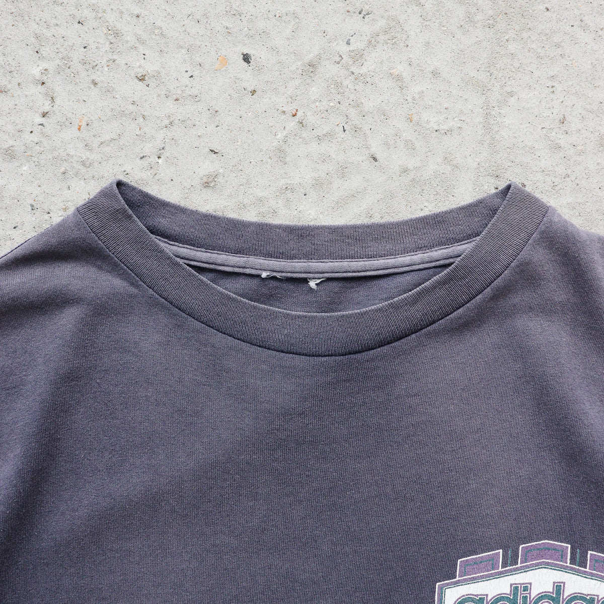 Adidas 3-Stripes Thrashed Graphic Tee - 90s (L)
