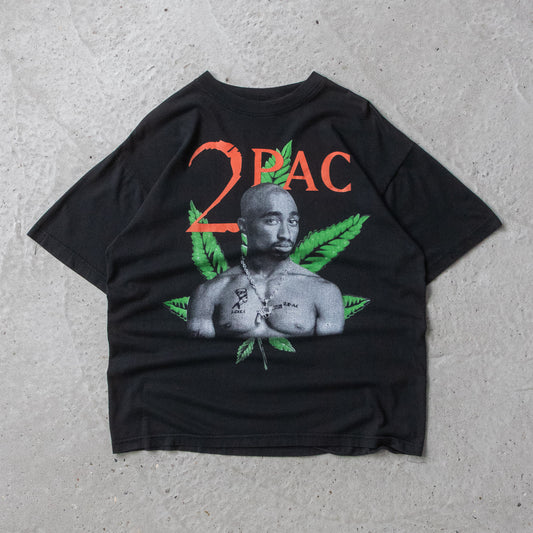 Vintage 90s 2Pac Rap Tee - L