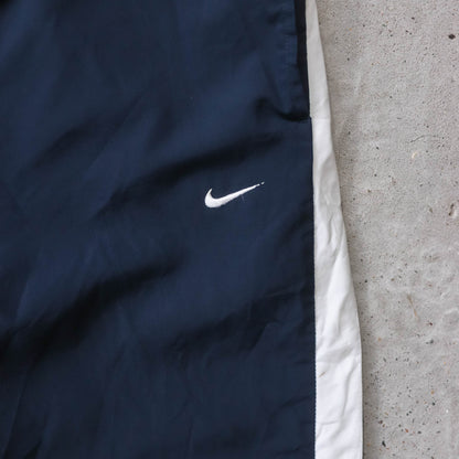 Nike Mini Swoosh Striped Track Pants - 2000s XL)