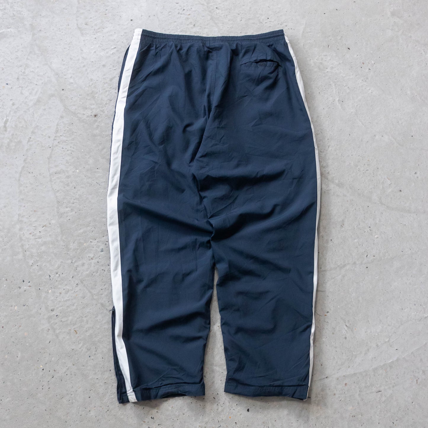 Nike Mini Swoosh Striped Track Pants - 2000s XL)