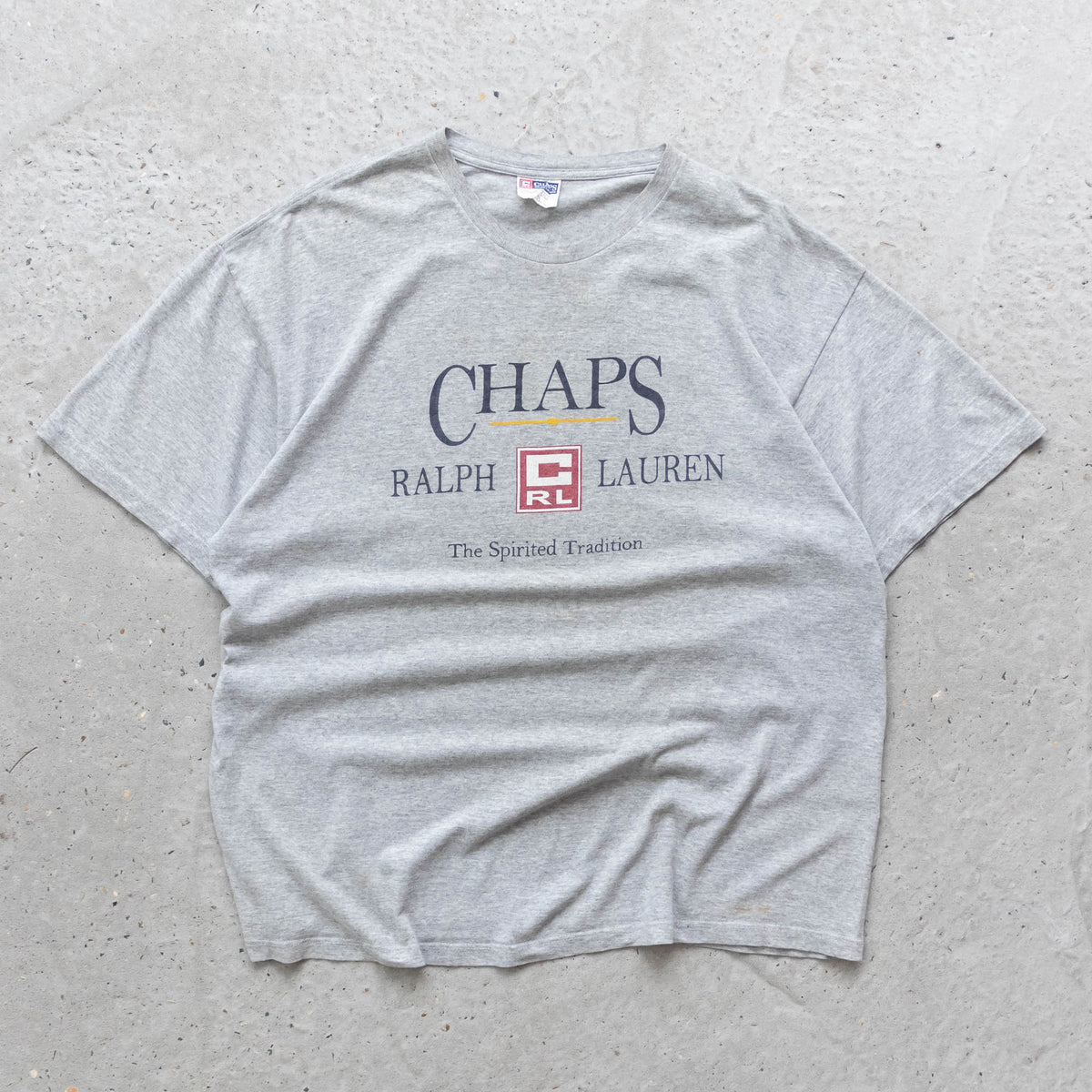 Chaps Ralph Lauren Spellout Tee – 90s (XL)