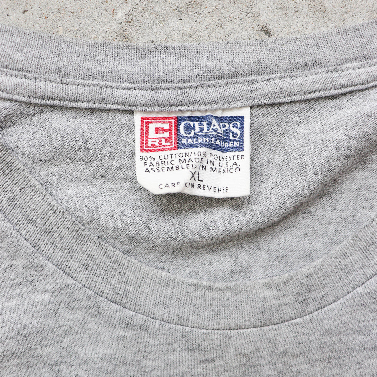 Chaps Ralph Lauren Spellout Tee – 90s (XL)