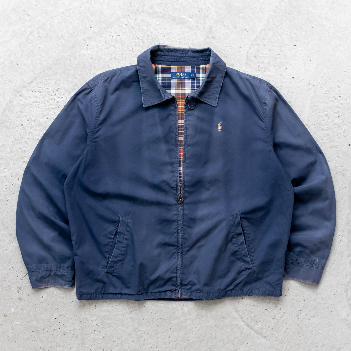 Polo Ralph Lauren Plaid Lined Harrington Jacket - 2000s (XXL)