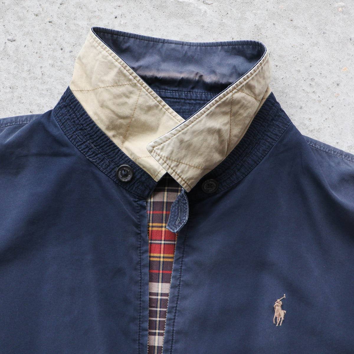 Polo Ralph Lauren Plaid Lined Harrington Jacket - 2000s (XXL)
