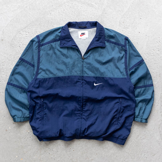 Nike Mini Swoosh Two-Tone Windbreaker Jacket - 90s (XXL)