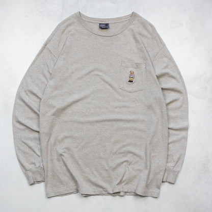 Vintage 90s Polo Bear Ralph Lauren Longsleeve Tee - M