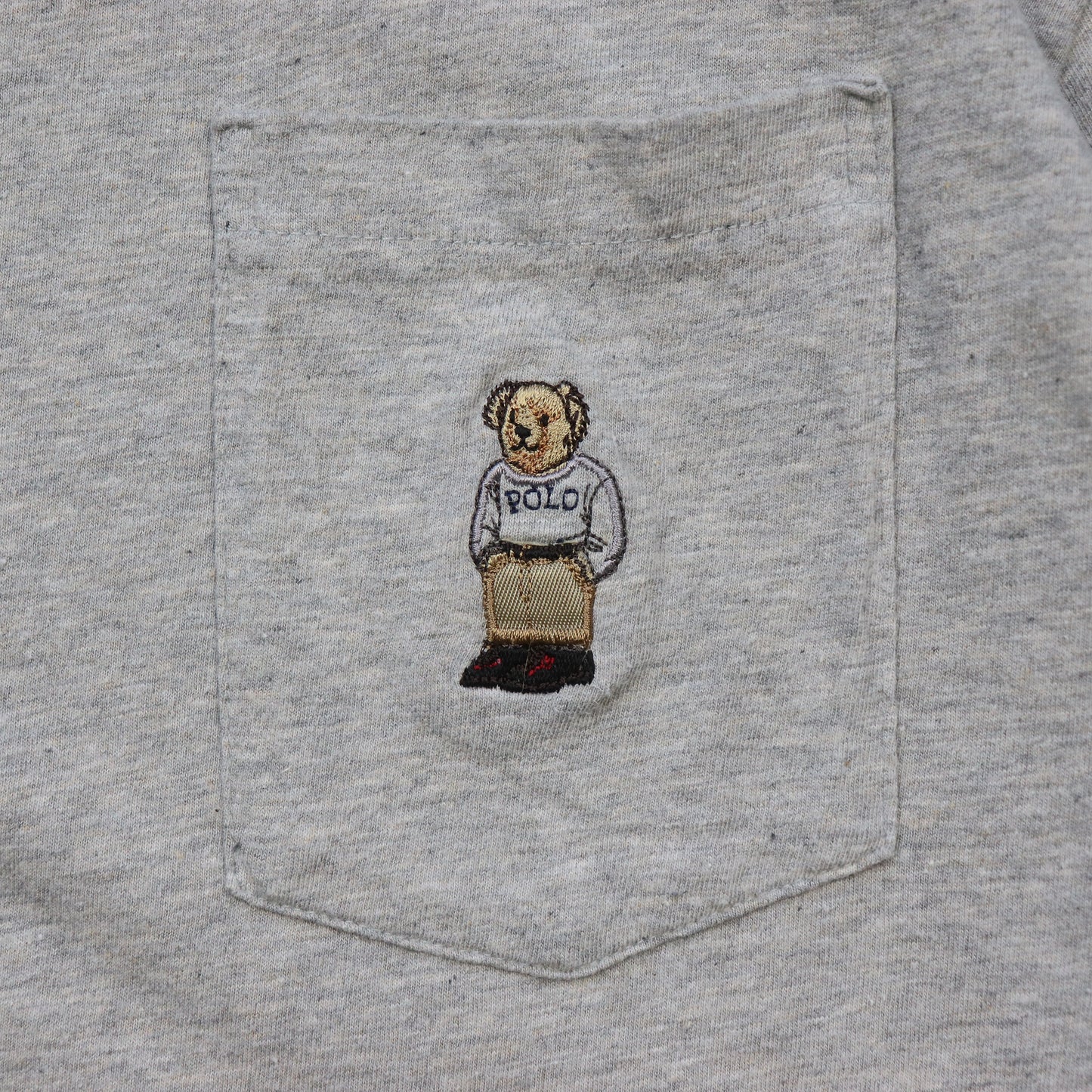 Vintage 90s Polo Bear Ralph Lauren Longsleeve Tee - M