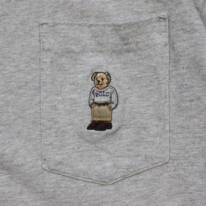 Vintage 90s Polo Bear Ralph Lauren Longsleeve Tee - M