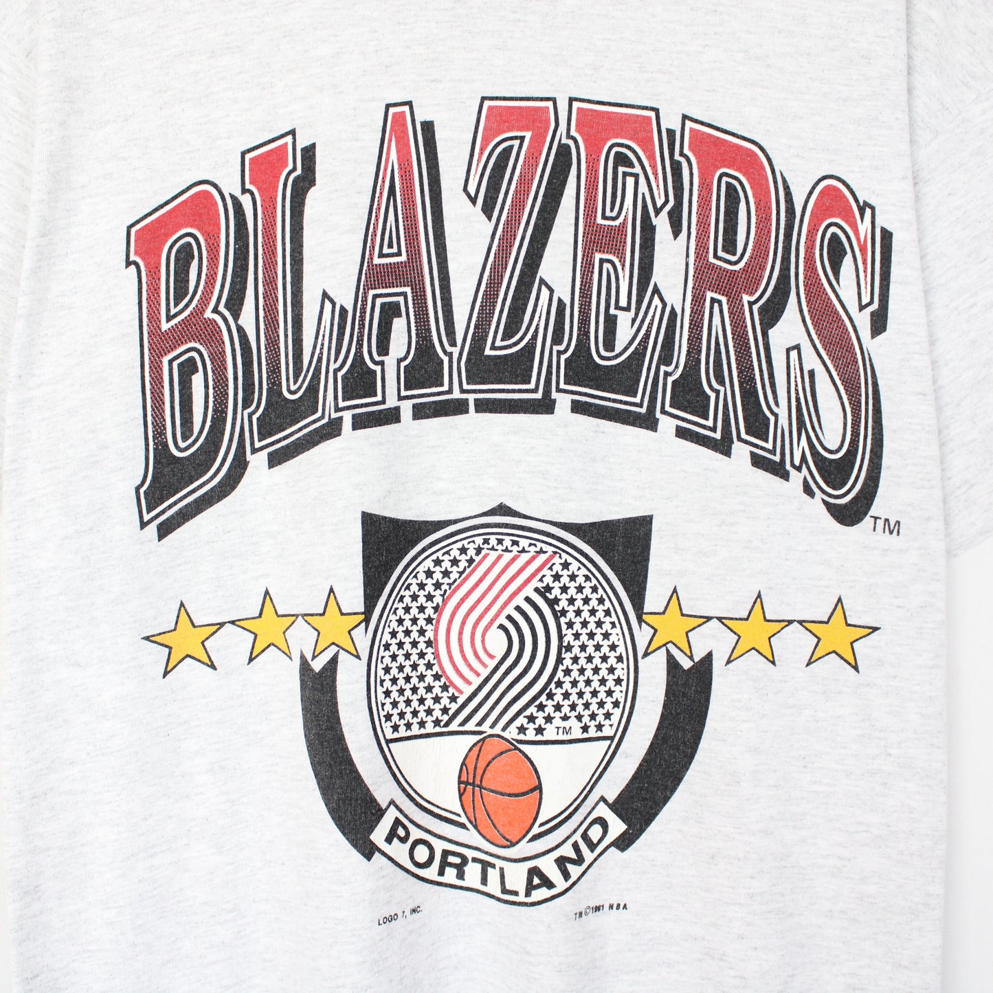 Vintage 1991 Portland Trail Blazers NBA Tee - L