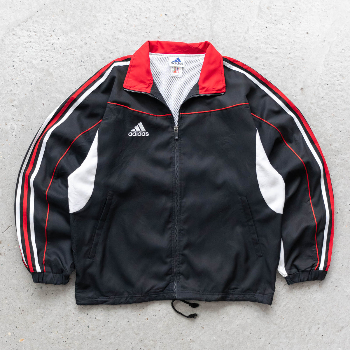 Adidas Colour Block Track Jacket – 90s (L)