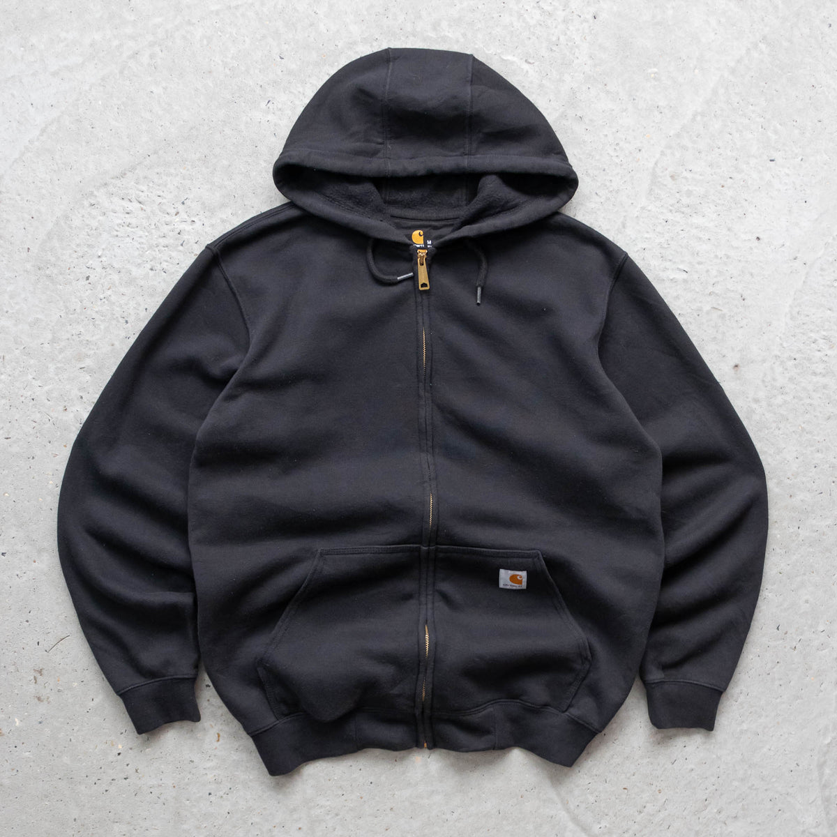 Carhartt Logo Patch Zip-Up Hoodie - 2000s (M)