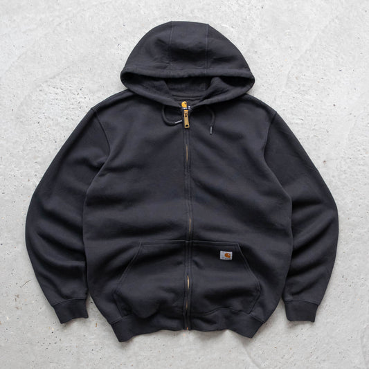 Carhartt Logo Patch Zip-Up Hoodie - 2000s (M)