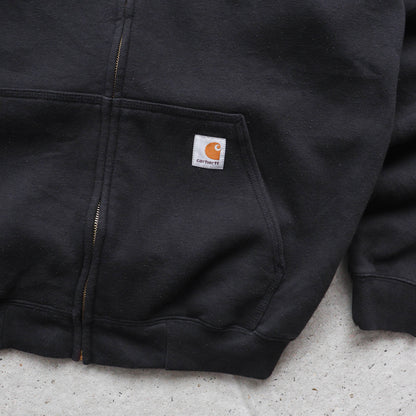 Carhartt Logo Patch Zip-Up Hoodie - 2000s (M)