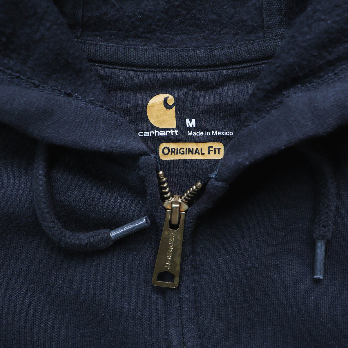 Carhartt Logo Patch Zip-Up Hoodie - 2000s (M)