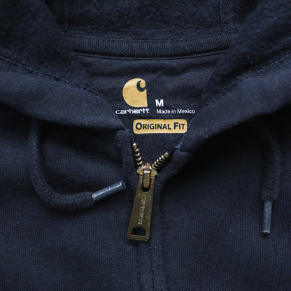 Carhartt Logo Patch Zip-Up Hoodie - 2000s (M)