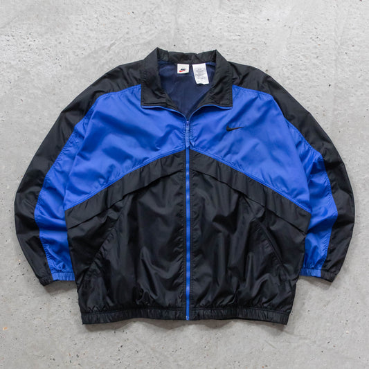 Nike Big Swoosh Windbreaker Jacket - 90s (XXL) - AL Vintage