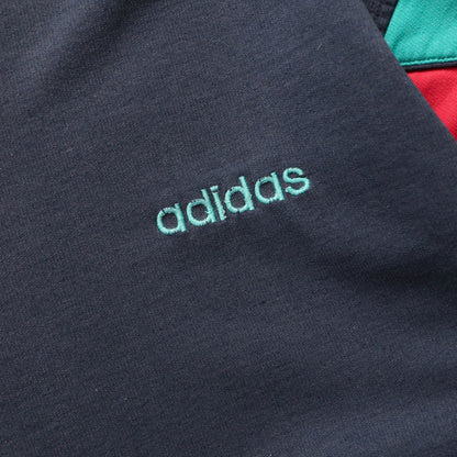 Adidas Colour Block Spellout Sweatshirt – 90s (S)