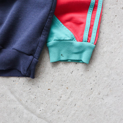 Adidas Colour Block Spellout Sweatshirt – 90s (S)