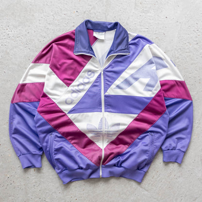 Adidas Big Logo Colour Block Track Jacket – 90s (L)