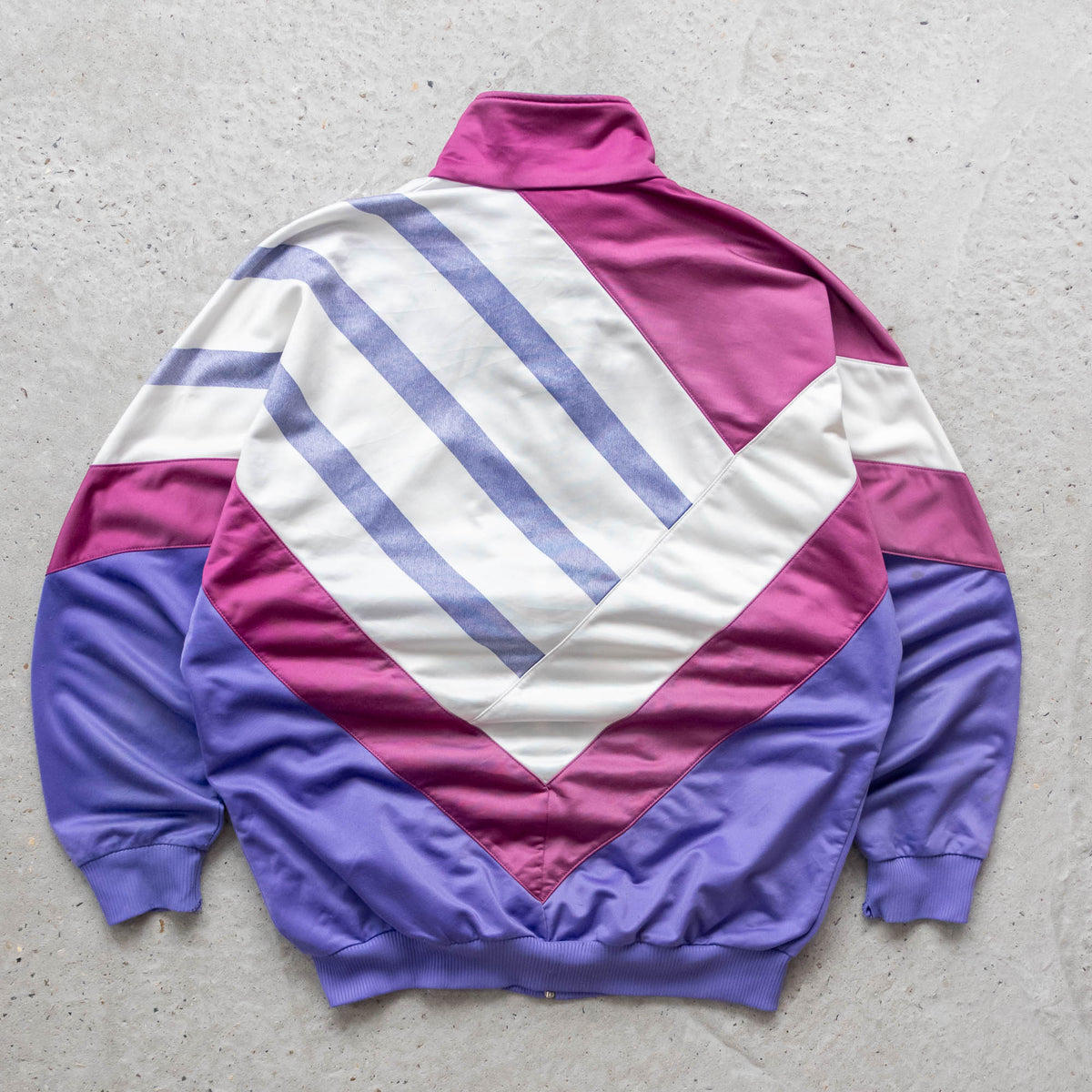 Adidas Big Logo Colour Block Track Jacket – 90s (L)