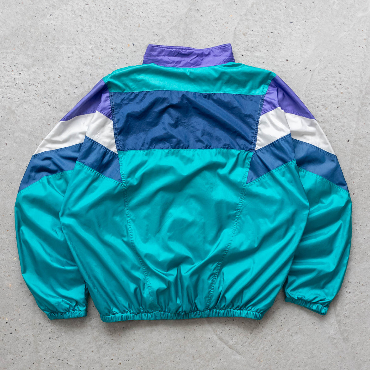 Adidas Trefoil Colour Block Windbreaker Jacket – 90s (XL)