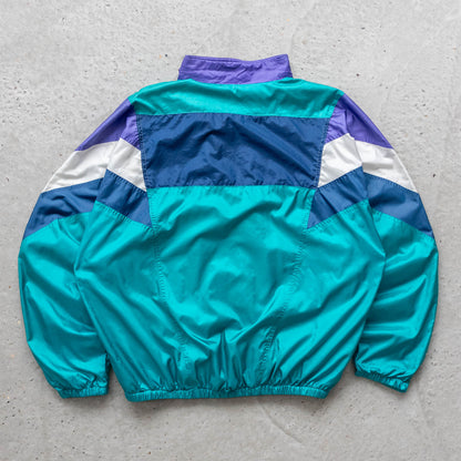 Adidas Trefoil Colour Block Windbreaker Jacket – 90s (XL)