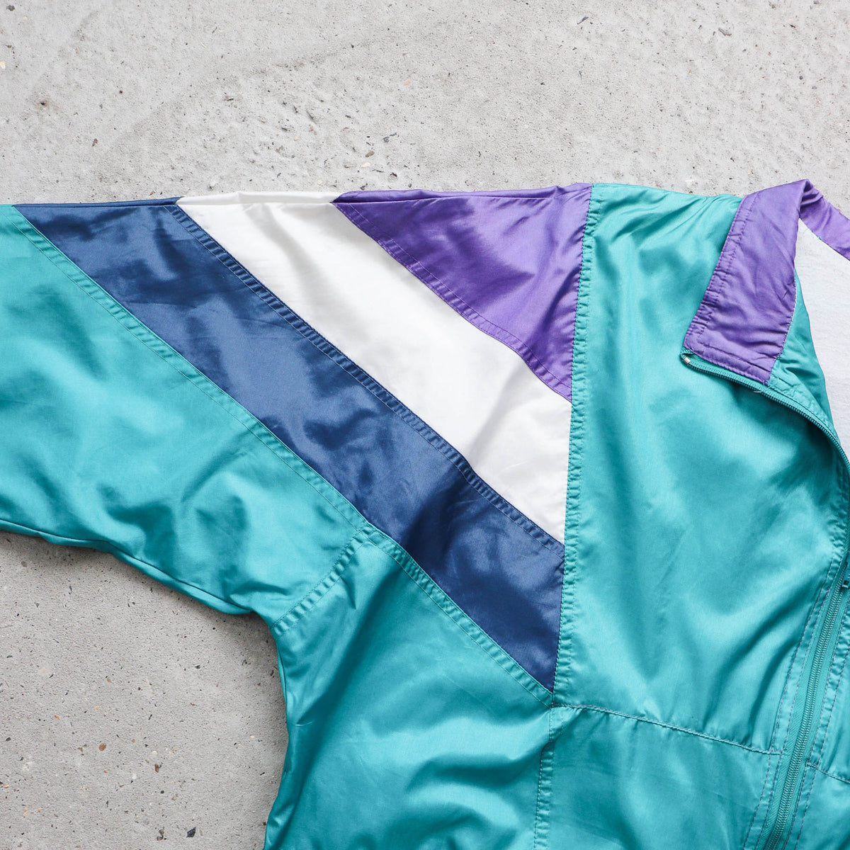 Adidas Trefoil Colour Block Windbreaker Jacket – 90s (XL)