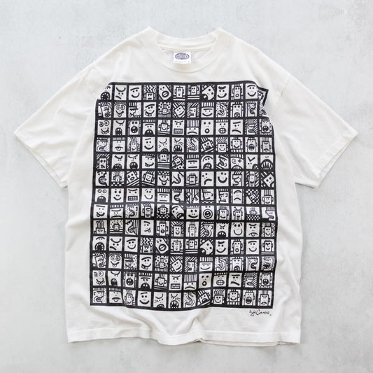 Vintage 90s Jim Cummins Braineater Blockhead Tee - XL