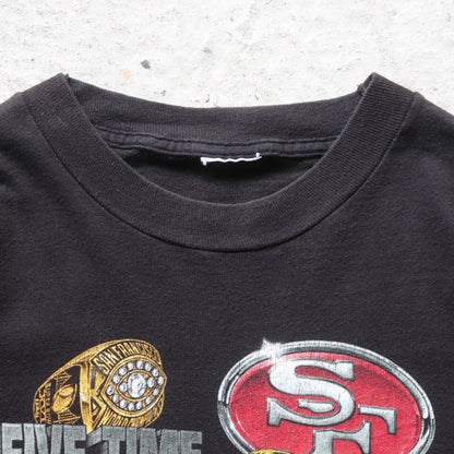 Vintage 1995 San Francisco 49ers NFL Champions Tee - M