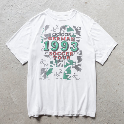 Vintage 1993 Adidas German Soccer Tour Tee - L