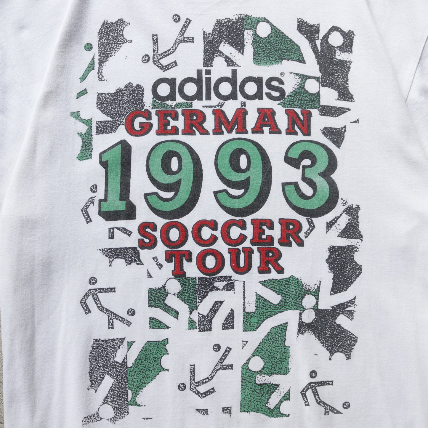 Vintage 1993 Adidas German Soccer Tour Tee - L