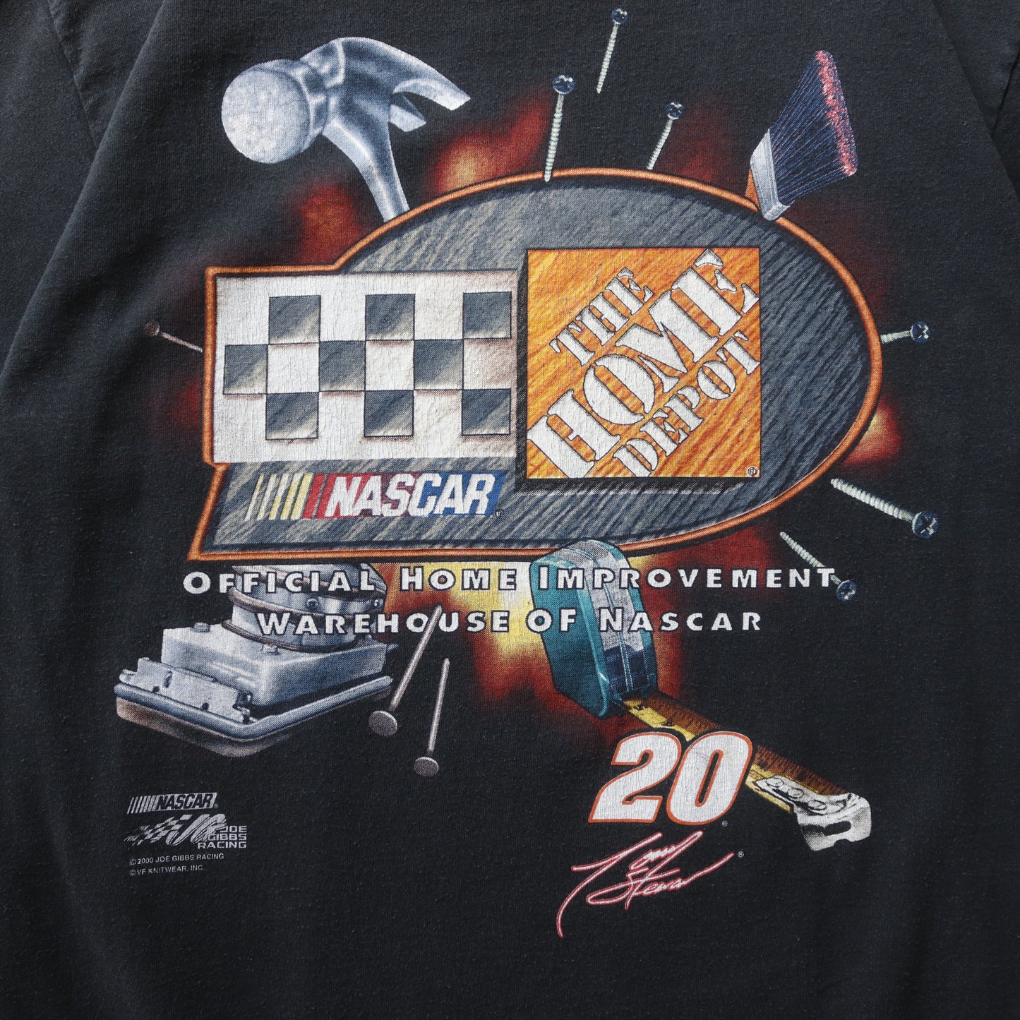 Vintage 2000 NASCAR Home Depot Tee - L