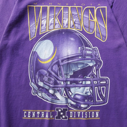 Vintage 90s Minnesota Vikings NFL Tee - M