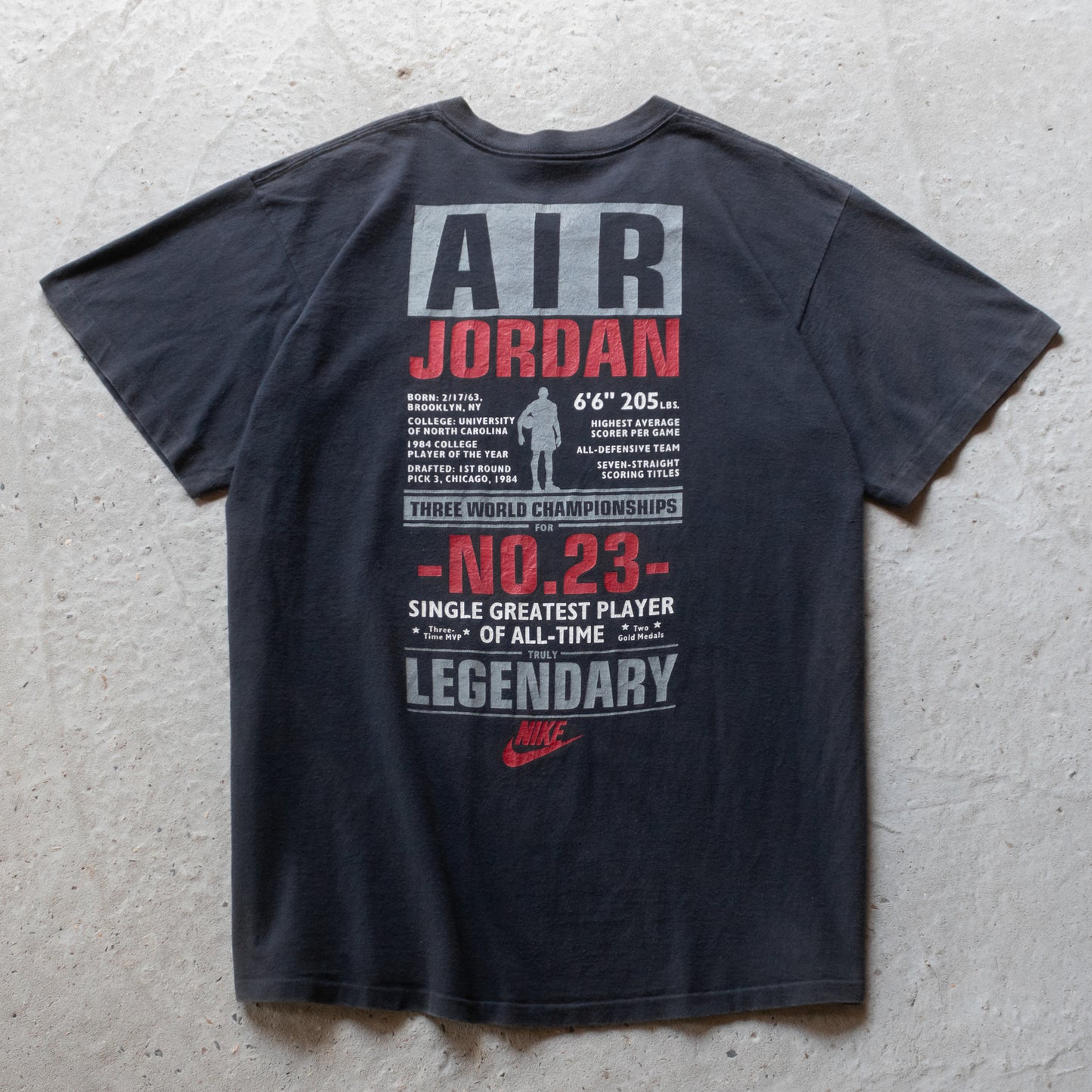 Vintage 90s Michael Jordan Greatest of All Time Nike Tee - XL