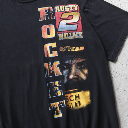 Vintage 1996 Rusty 'Rocket' Wallace NASCAR Tee - L