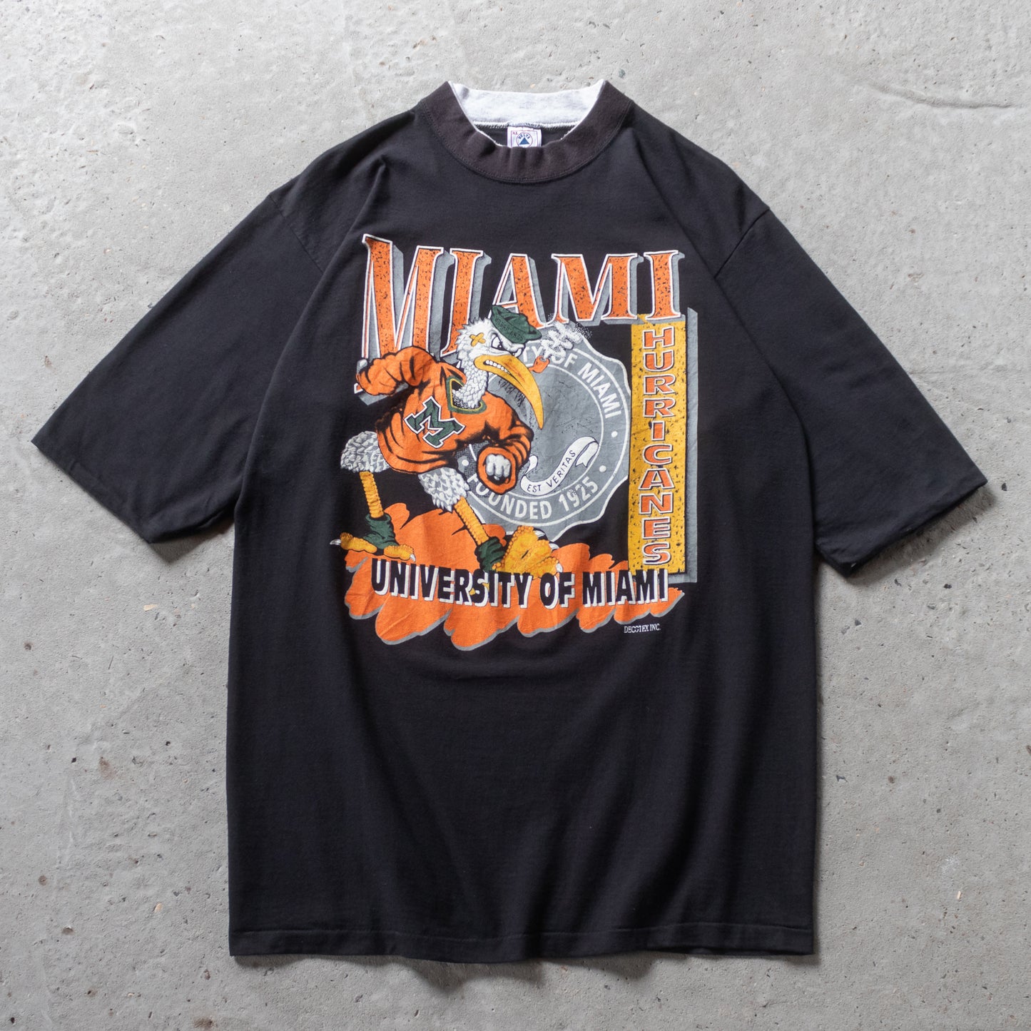 Vintage 1991 Miami Hurricanes NCAA Tee - XL