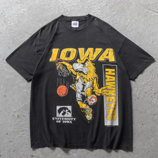 Vintage 1991 Iowa Hawkeyes NCAA Tee - XL