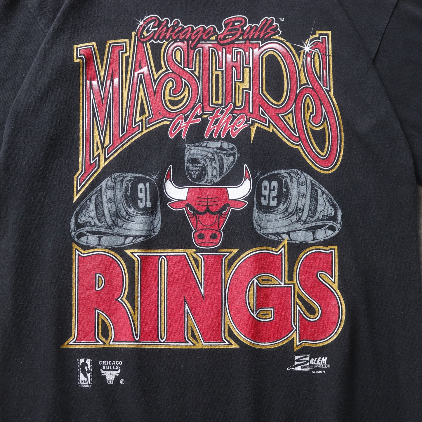 Vintage 1992 Chicago Bulls NBA Champions Tee - M