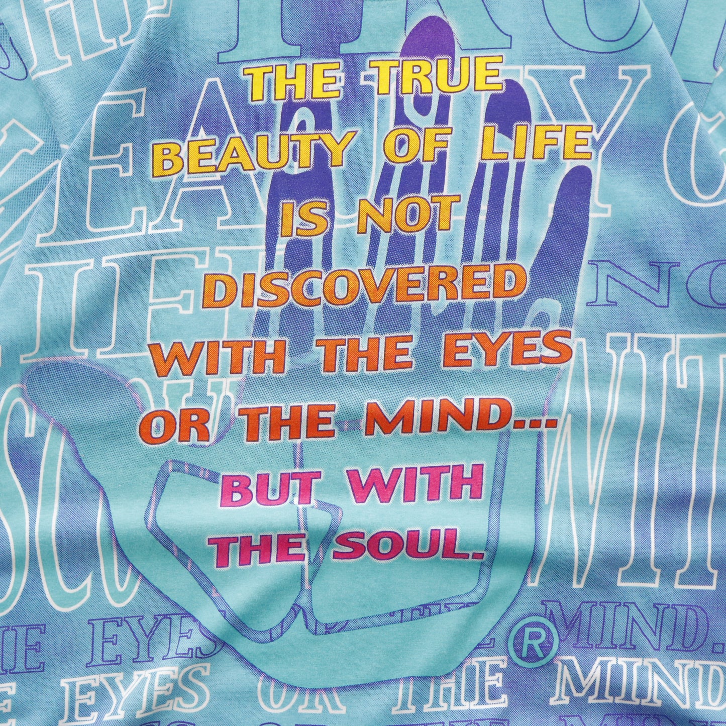 Vintage 80s Body Glove All Over Print Tee - S