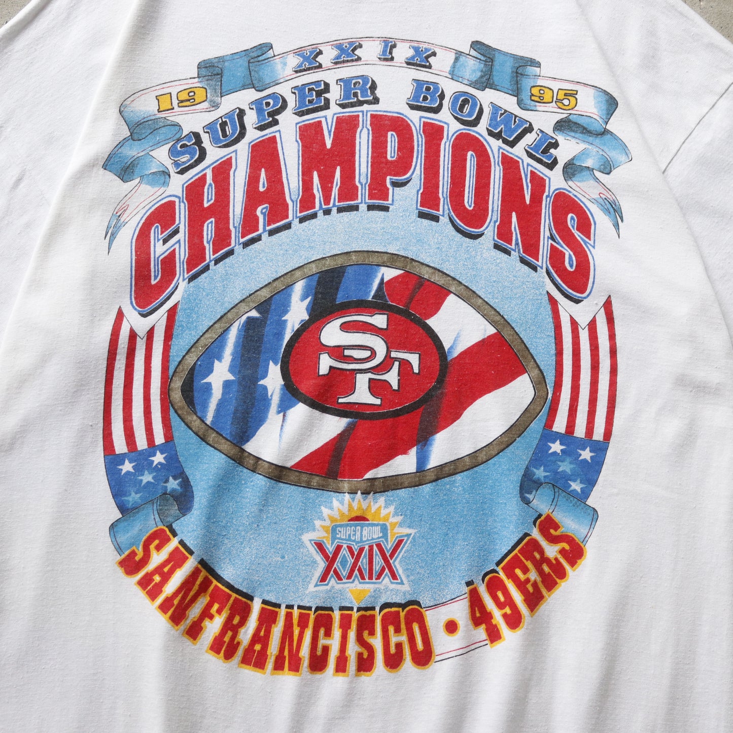 Vintage 1995 San Francisco 49ers NFL Champions Tee - XL