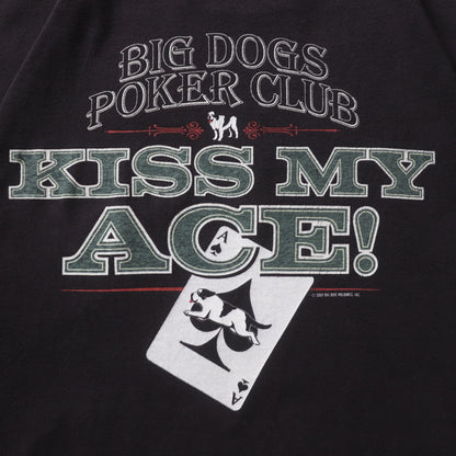 Vintage 2000s Big Dogs Poker Club Tee - L