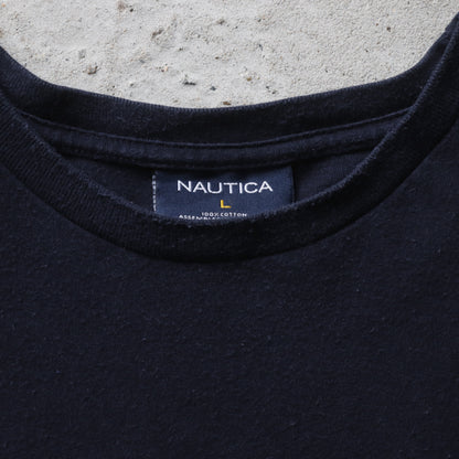 Vintage 2000s Nautica Sailing Tee - L