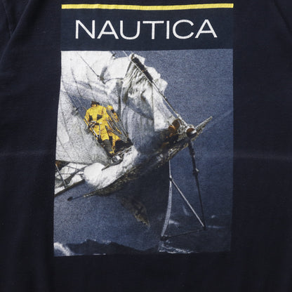 Vintage 2000s Nautica Sailing Tee - L