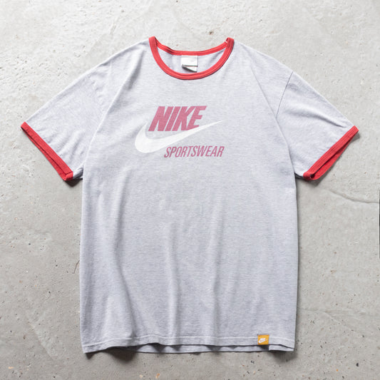 Vintage 2000s Nike Sportswear Ringer Tee - XL