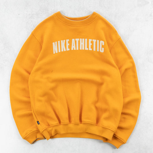 Vintage 90s Nike Athletics Spellout Sweatshirt - S