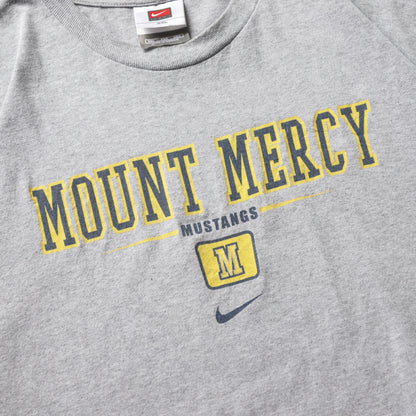 Vintage 2000s Mount Mercy Mustangs Nike Tee - XXL