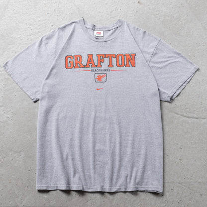 Vintage 2000s Grafton Blackhawks Nike Tee - XL