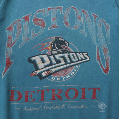 Vintage 90s Detroit Pistons NBA Tee - M