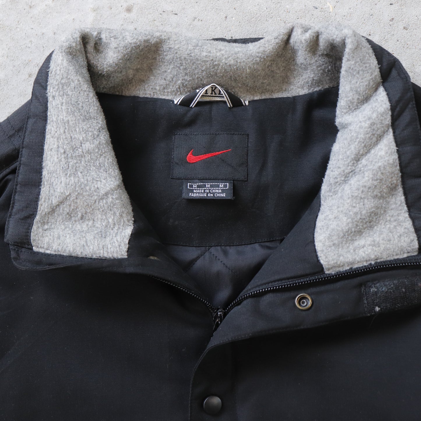 Vintage 90s Nike Mini Swoosh Quilted Jacket - M