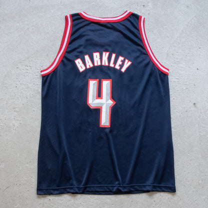 Vintage 90s Charles Barkley Houston Rockets Champion NBA Jersey - XL